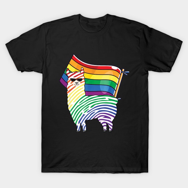 Rainbow Sheep /pride allyship T-Shirt by Wine4ndMilk